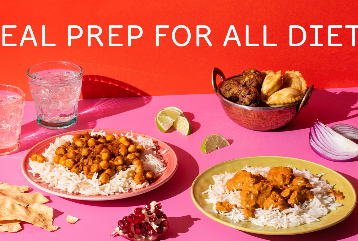 Meal Prep with Delicious Frozen Indian Food (Common Diets Included)